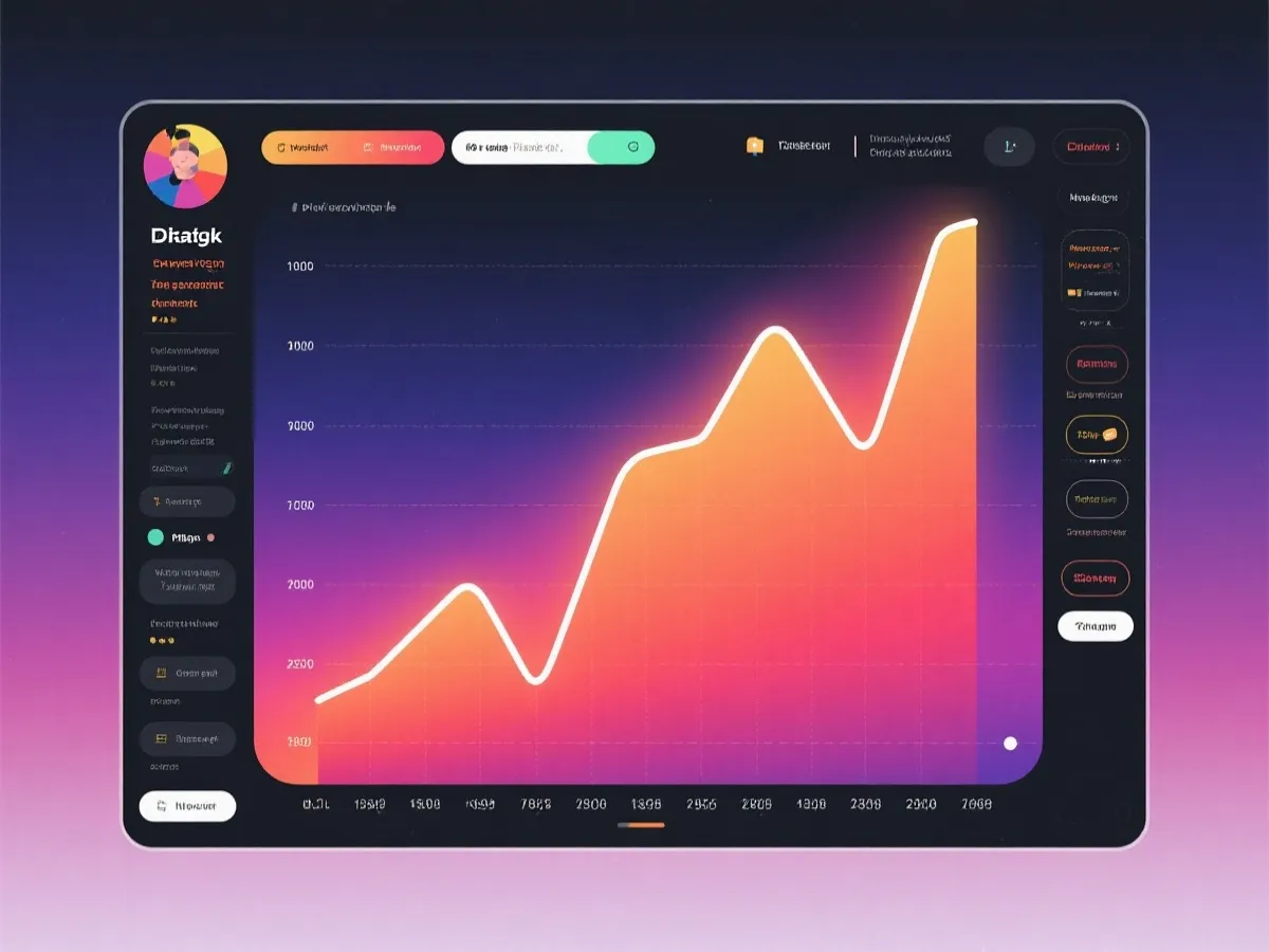 走势线图与热力图示意